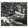 Road From Rake Farm Nr. 2 Giclée-Druck montiert 149