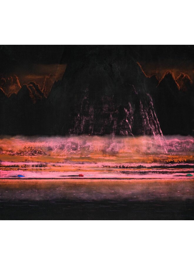 Pink Meridian Giclee Print Mounted 044