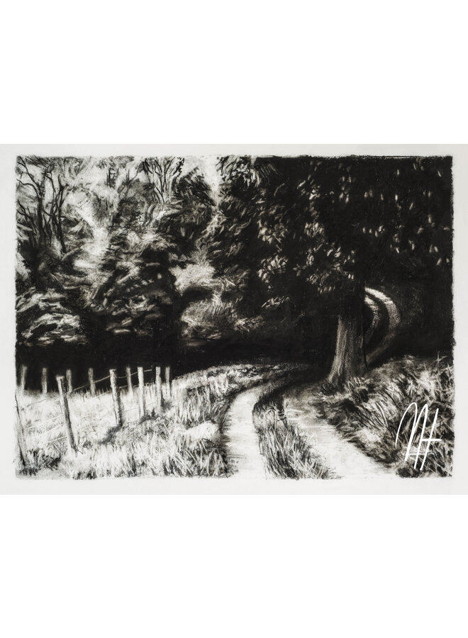 Road to Rake Farm No. 1 Giclee Print Mounted 029