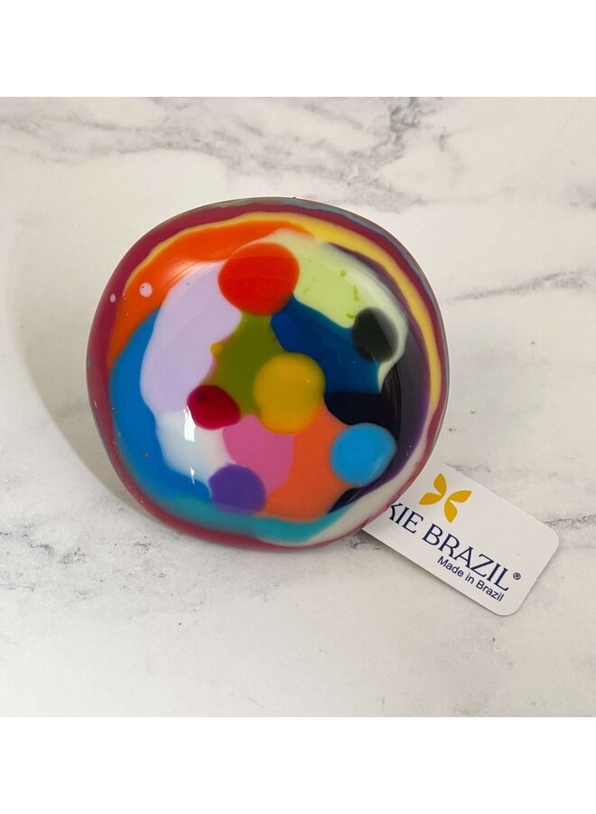 Riverstone Großer flacher Ring 20