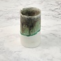 Slender Porcelain  rim cylinder vase mediym 02