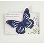 Broche Brodée Papillon Violet 110