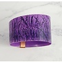 Манжета из меди и пластика Purple Grasses 109