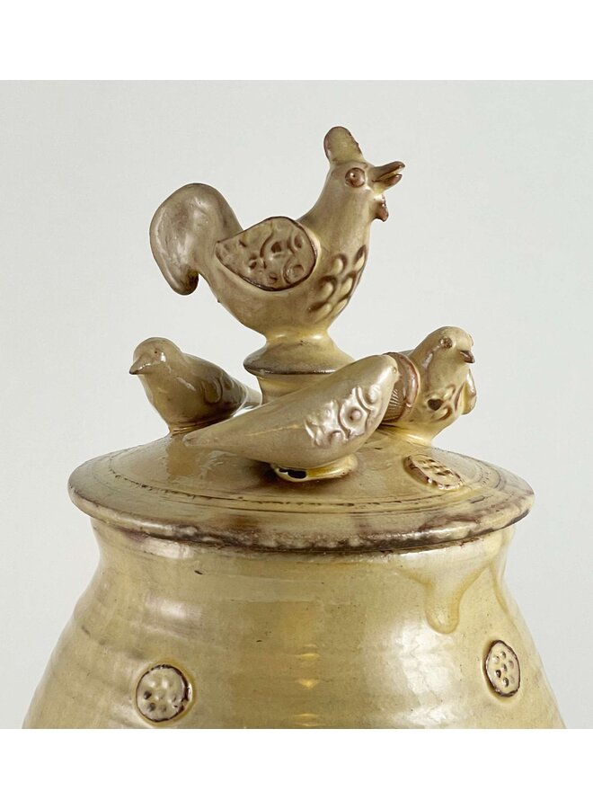 Burk med tupp och andra fåglar 19