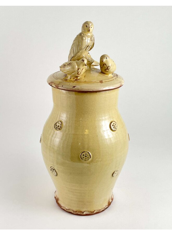 Jar with Owl  and other Birdies 18