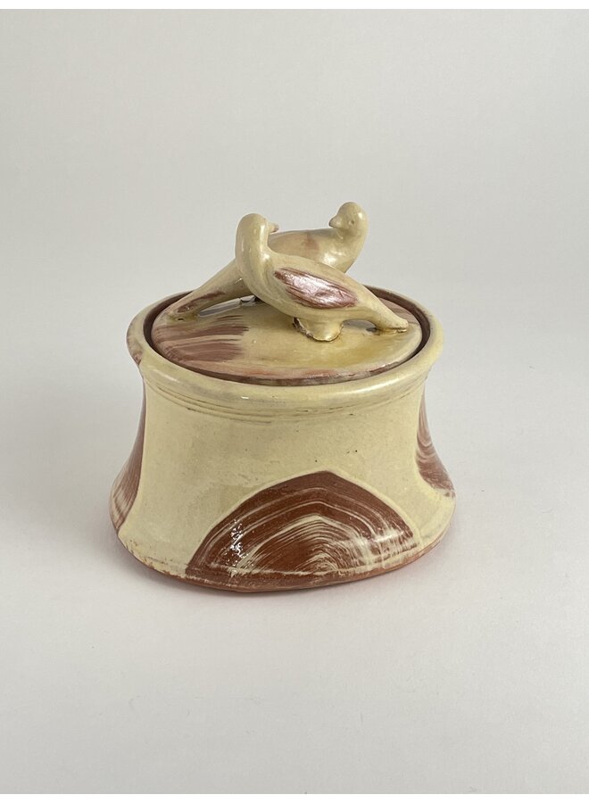 Caja con Tapa con Agapornis 16