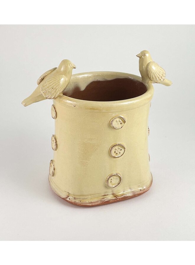 Kleine Vase mit Birdies 13