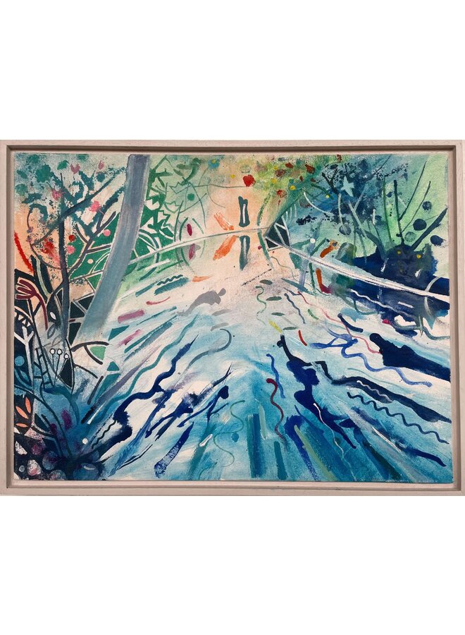 Río de verano, naranja distante 31