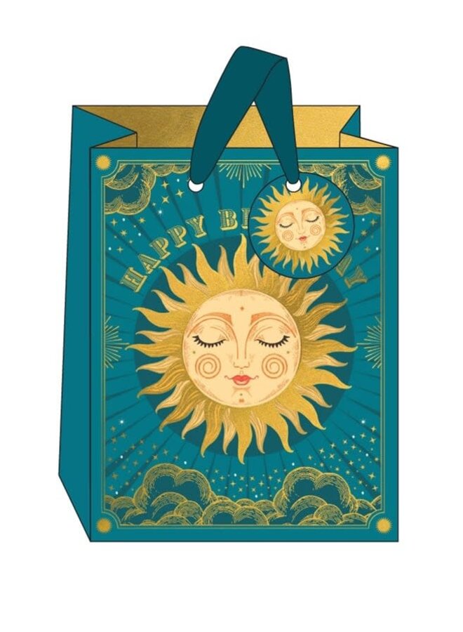 Soulmates Sun  Medium Bag with Ribbons and Gift Tag