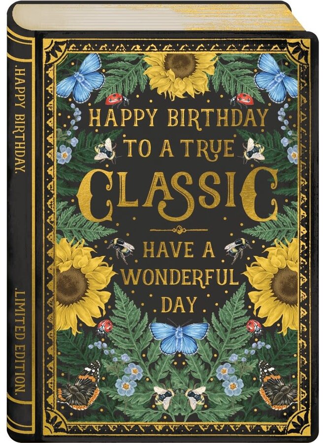 True Classic Happy Birthday Story Book card