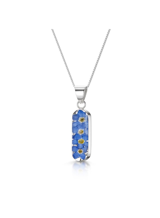 Forget-me-not vertical pendant P81