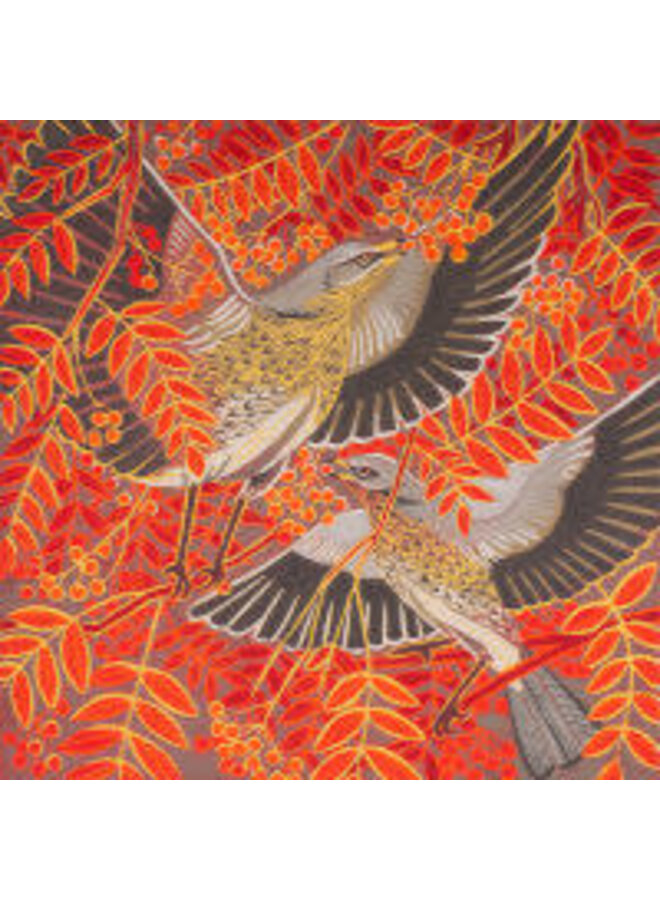 Feasting square card by Annie Soudain