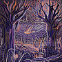 Nightfall square card by Annie Soudain