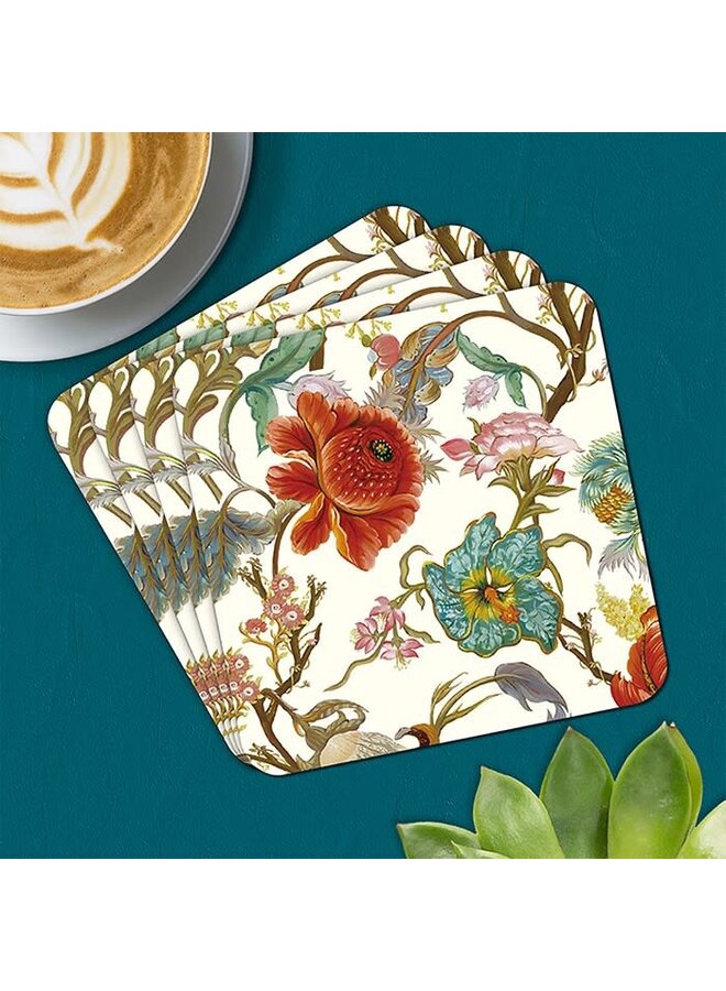 Anthina William Morris Square Coasters - Set of 4 Boxed