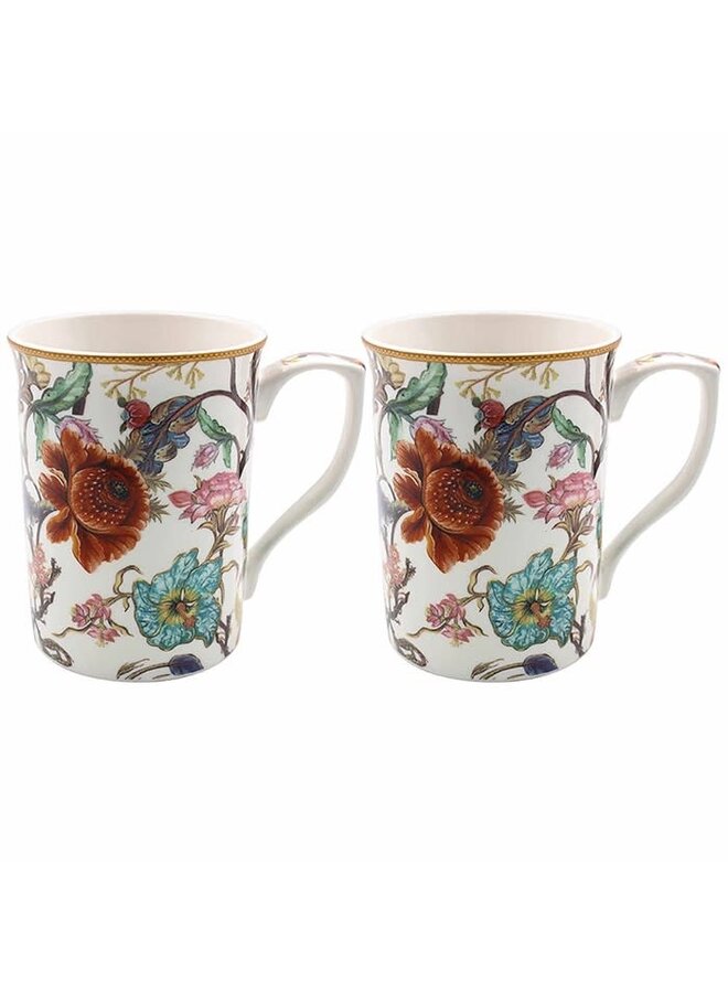 Anthina William Morris - Set of Two Mugs in Gift Box