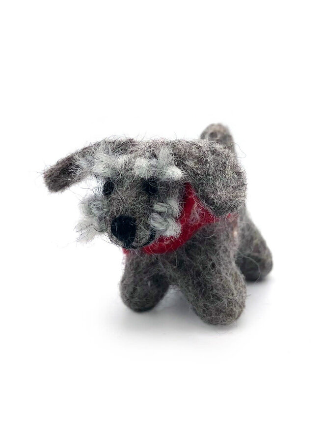 Schnauzer Dog Mini Pocket Pal Toy