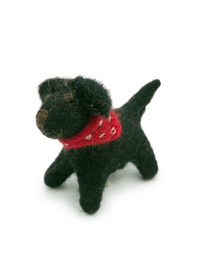Schwarzes Labrador-Mini-Taschenspielzeug