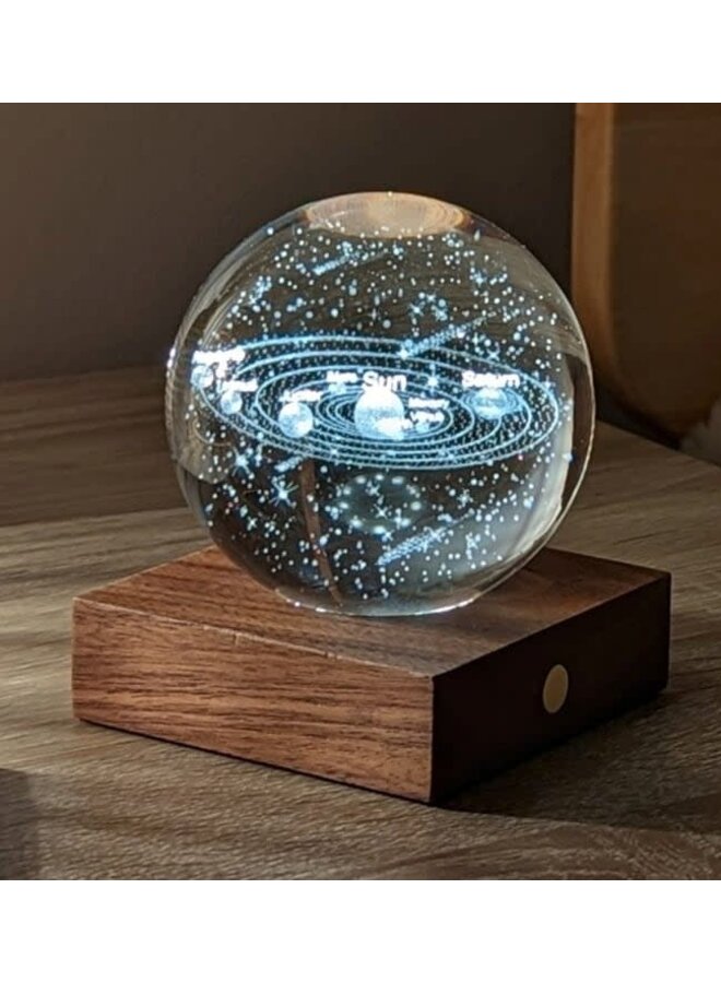 Солнечная система Янтарный хрустальный свет