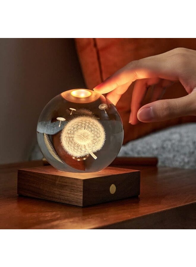 Dandelion Amber Crystal Light
