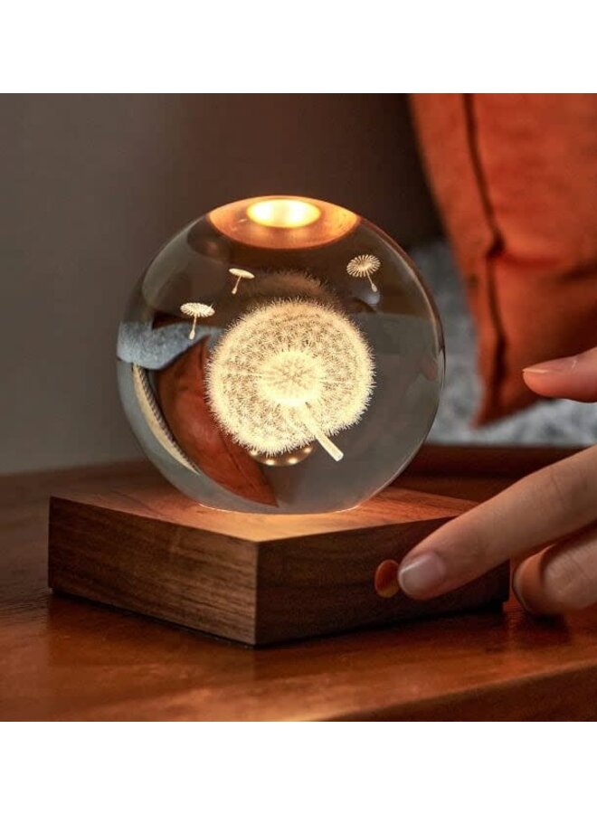 Dandelion Amber Crystal Light