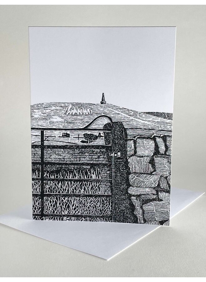 Stoodley Pike, carte Calderdale par Sean Willis