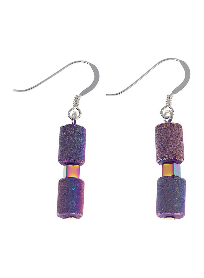 Spectrum Lava Glimmer Earrings 846
