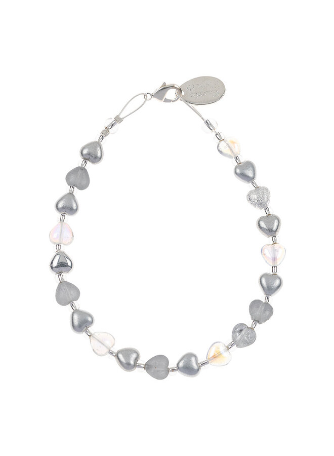 Silver Calon Recycled Glass Bracelet 801