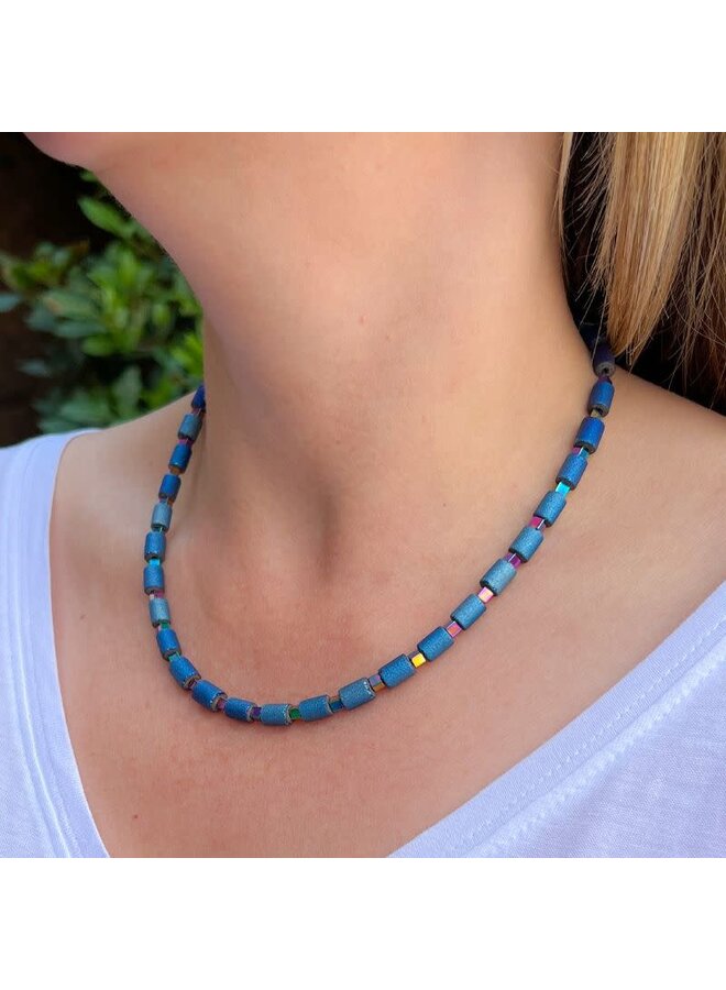 Collar completo Cobalt Lava Glimmer 1848