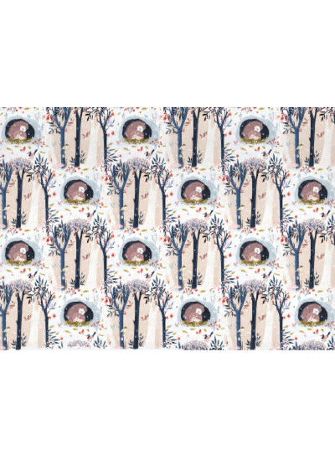 Wild Wood Hideaway wendbares Geschenkpapier