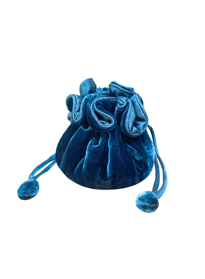 Jewellery Velvet Pouch / Dark Turquoise  898