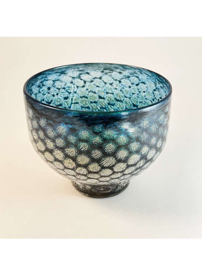 Aqua / Emerald  Mermaid Glass Bowl 50