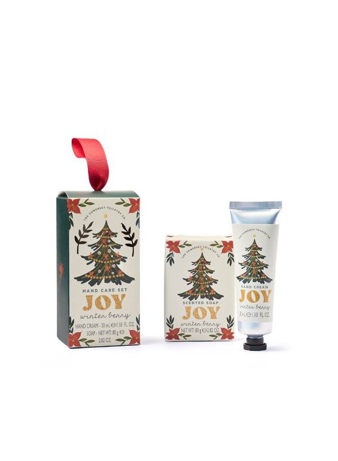 Coffret de soins pour les mains Winter Berry Joy