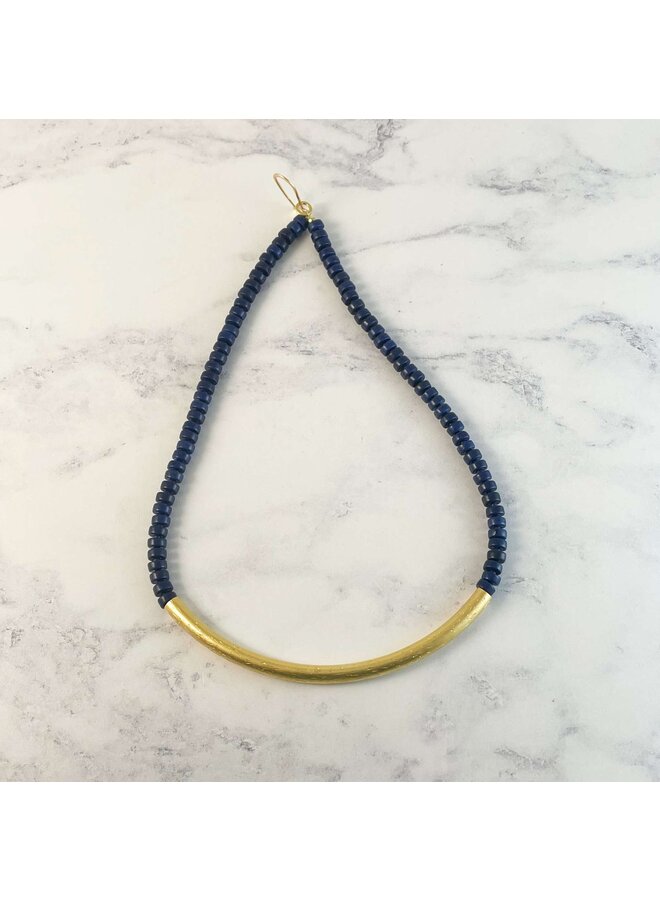 Lapis and Gold Necklace 155