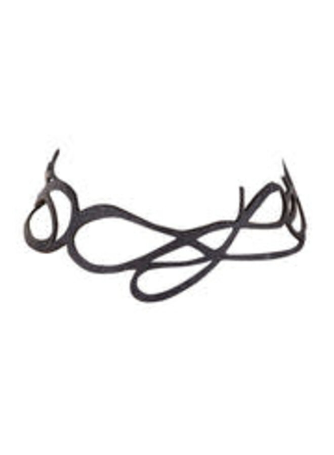 Wave Recycled Rubber Choker 101