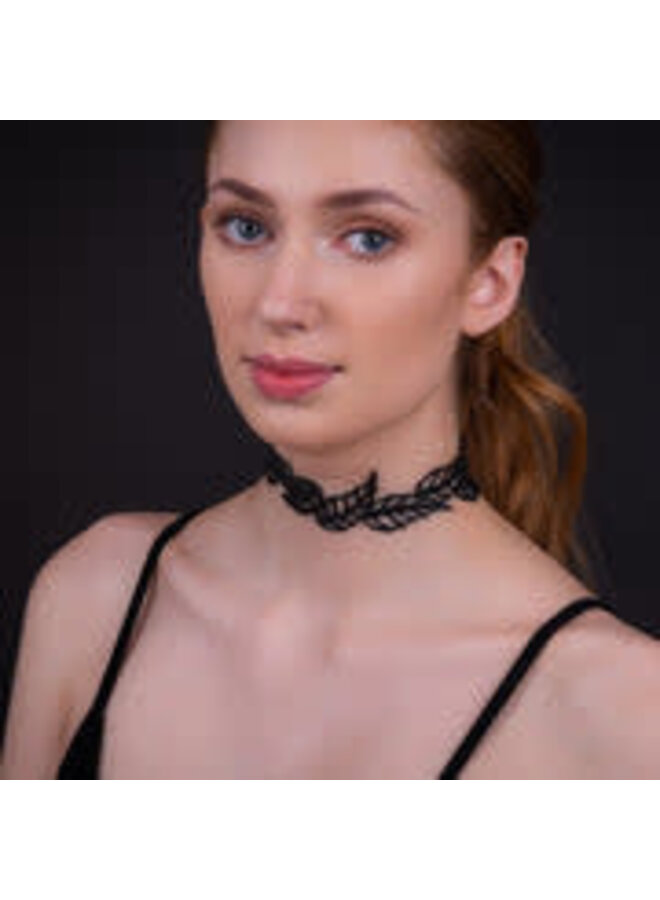 Spring Leaf Recycled Rubber Choker 99