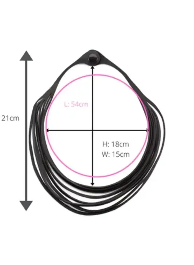 Collier en caoutchouc recyclé Carter 97