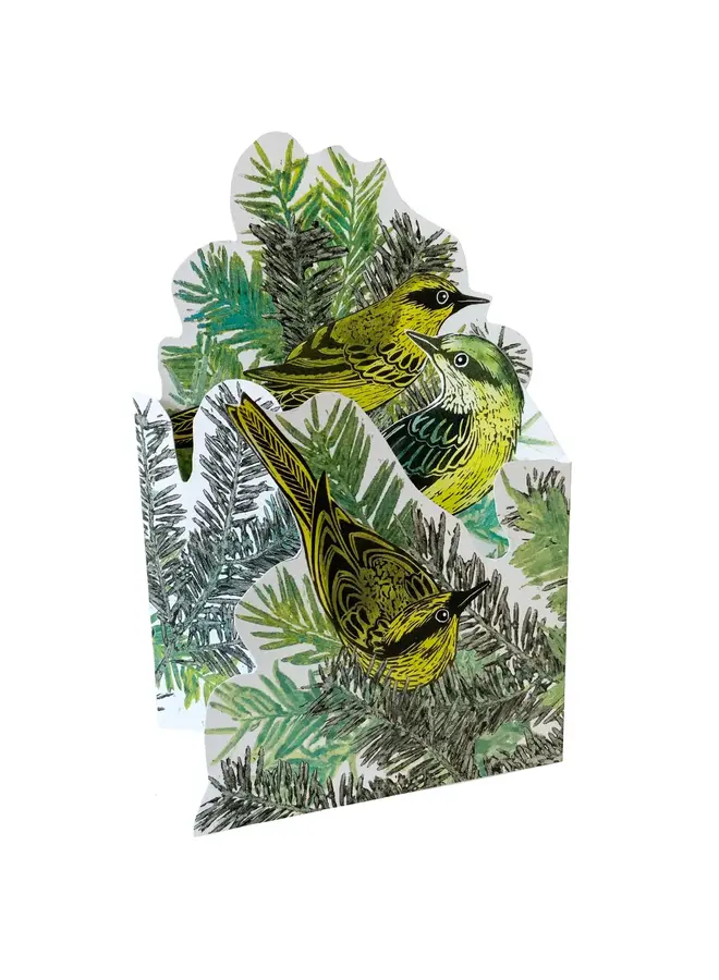 Yellow Wagtails 3D card
