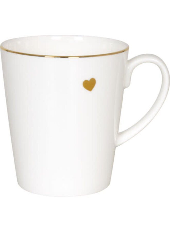 Tasse Wunderbar Golden Heart dans une boîte cadeau