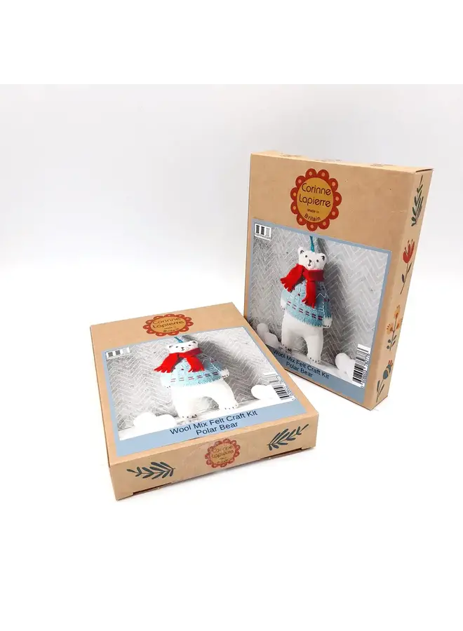 Polar Bear Filt Craft Mini Kit