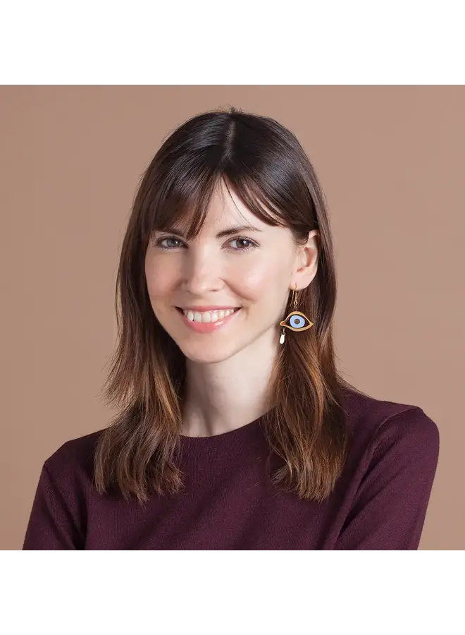 Pendientes Ojos con Gancho Lagrimal