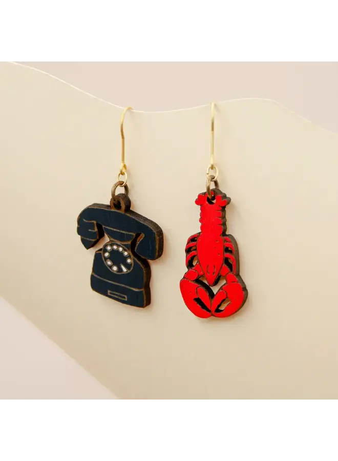Lobster & Telephone Hook Earrings