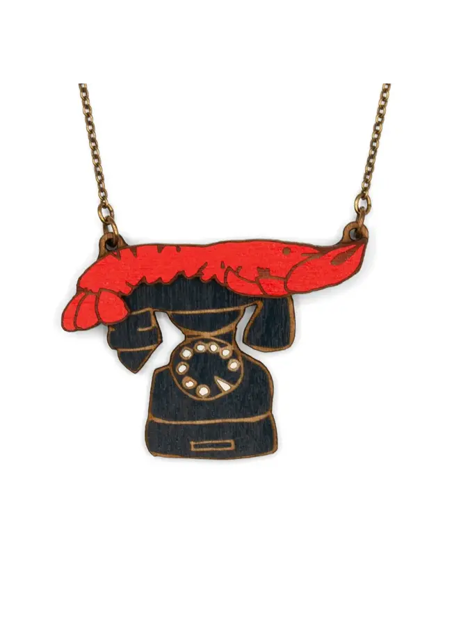 Lobster & Telephone necklace