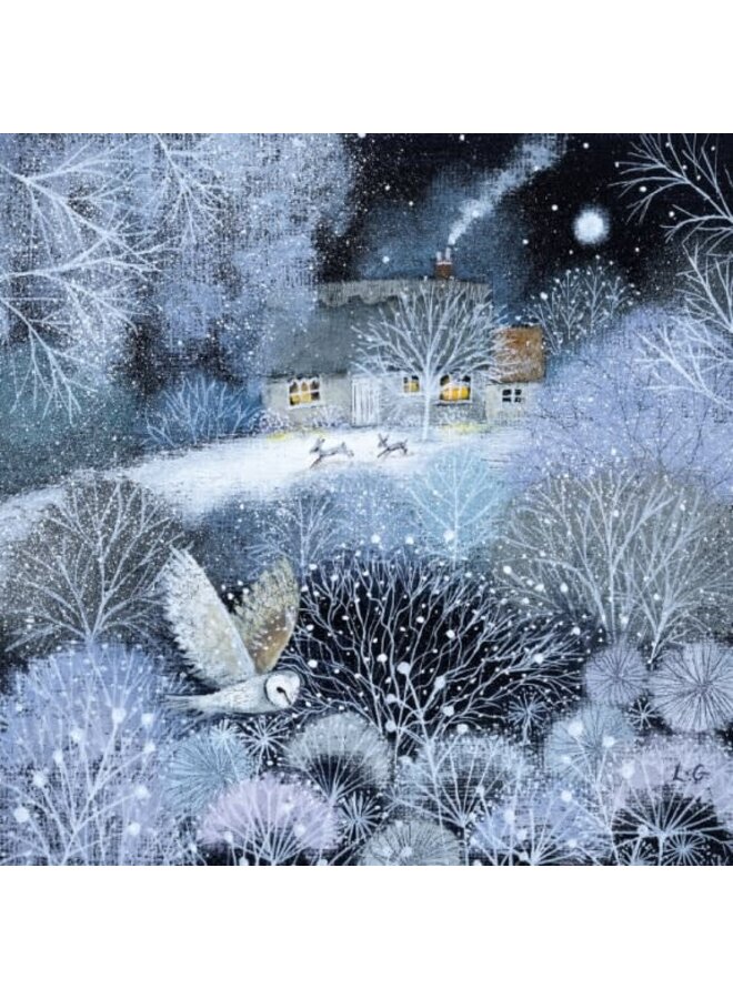 Cartes classiques de Noël Winter Garden Pack de 5
