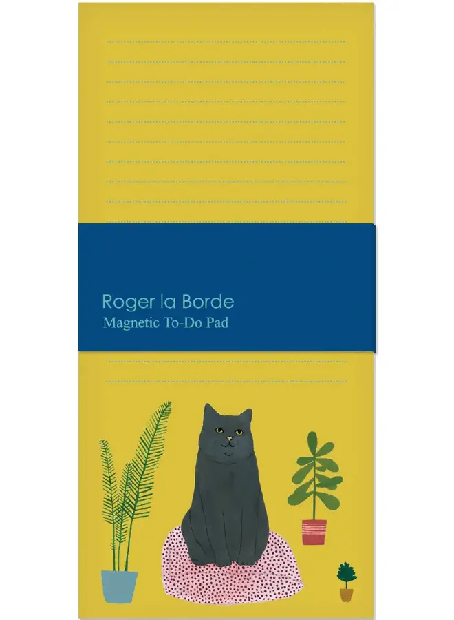 Magnetischer Notizblock mit Katze