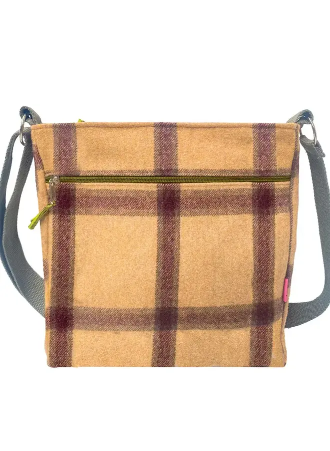 Messenger Large Bag Check Camel 792