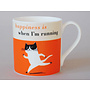 Happiness is Running Orange Tasse 224