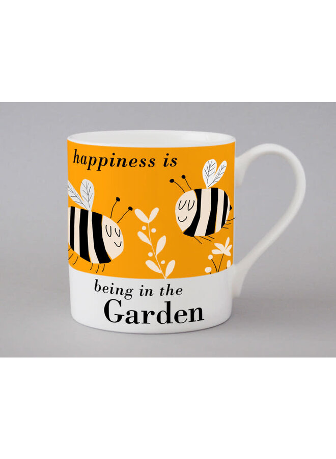 Happiness is Being in the Garden Orange  Bee 217