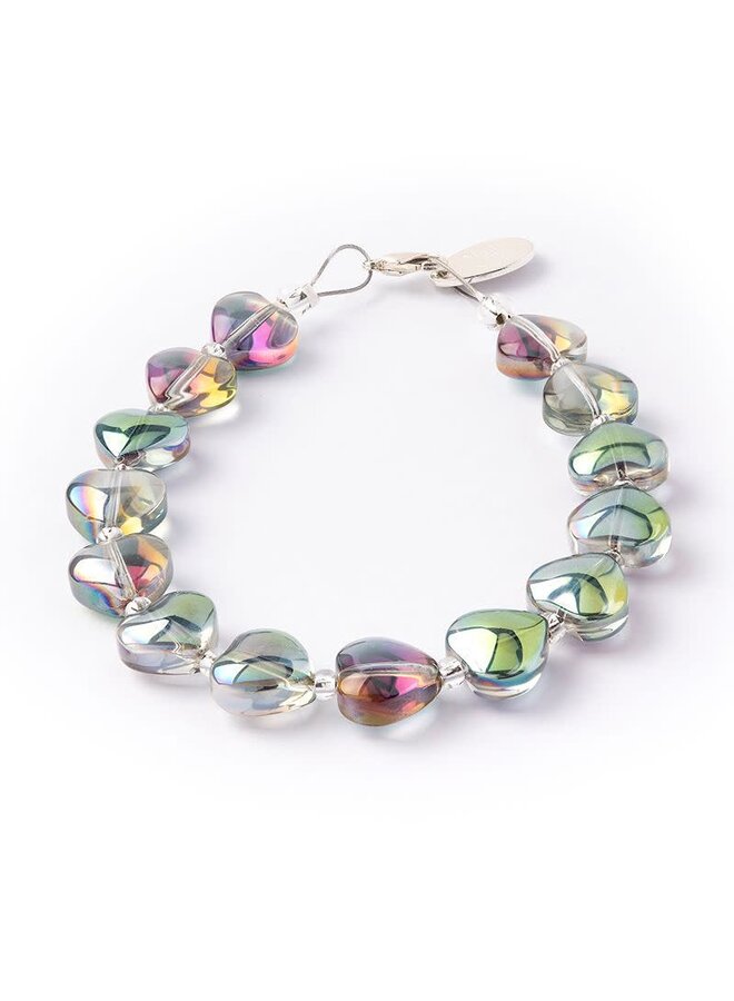 Bracelet coeur brillant Spectrum