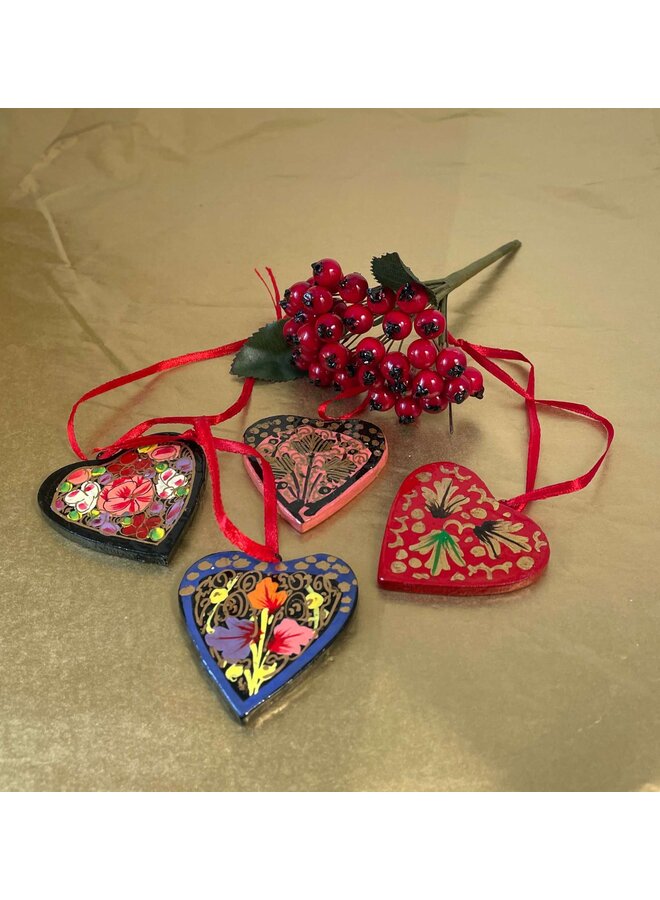 Heart Pine Wood Reds / Rosa dekoration (Singlar) 242