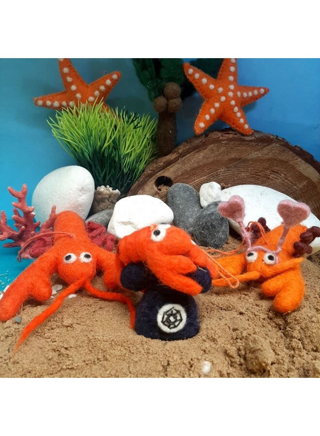 Подвесное украшение из фетра для телефона Dali Lobster